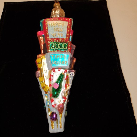 NEW YEAR'S 2000 CHRISTMAS ORNAMENT - Picture 1 of 3